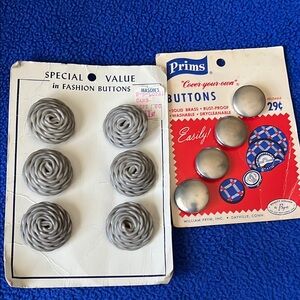 Vintage Mason Gray Swirl Fashion Buttons
